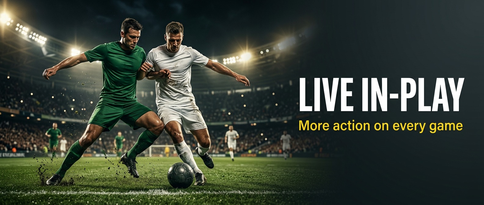 Example promo banner made with AI: Live in-play