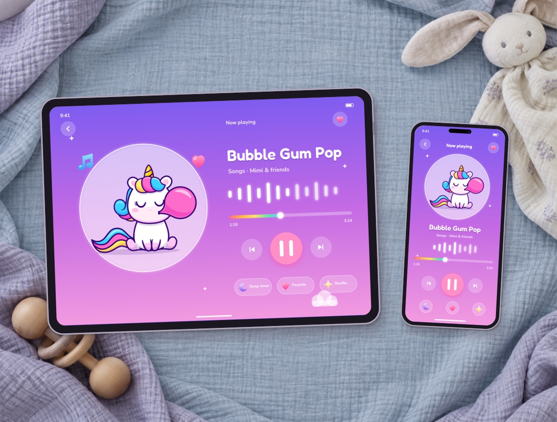 BabyCorn — 07 · Player · mobile and tablet