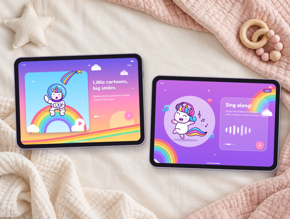 BabyCorn — 10 · Onboarding · tablet
