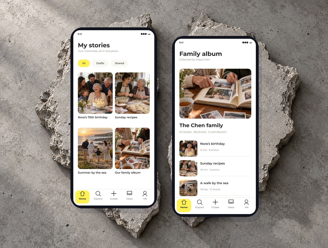 iStory — 05 · Stories & collections