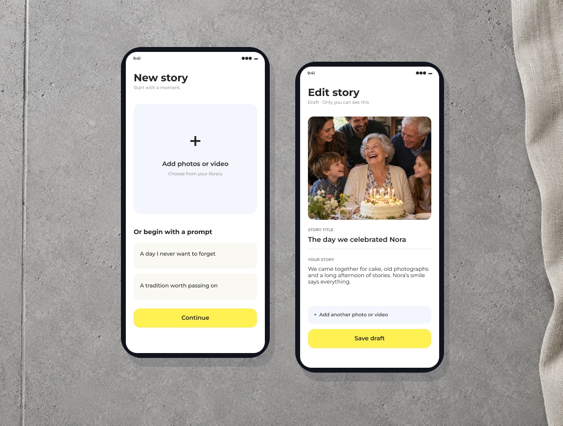 iStory — 06 · Create a story