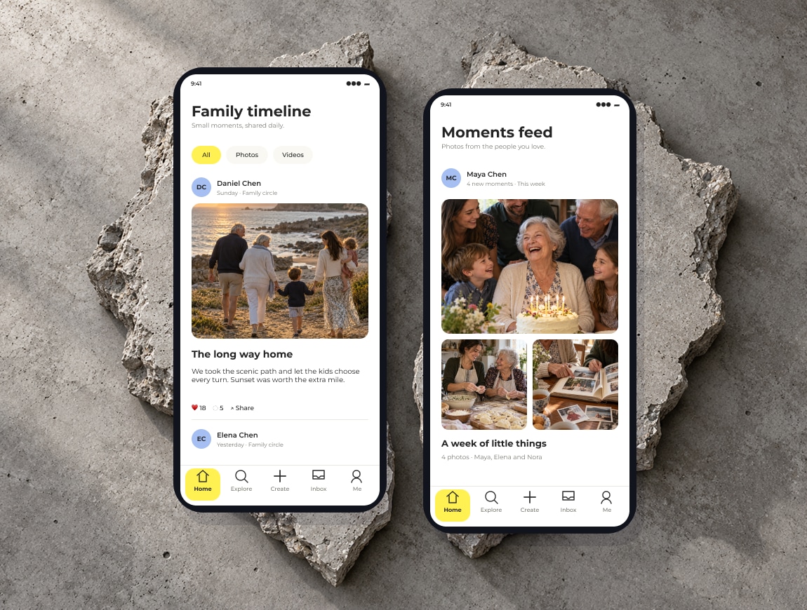 iStory — 11 · Family feed formats