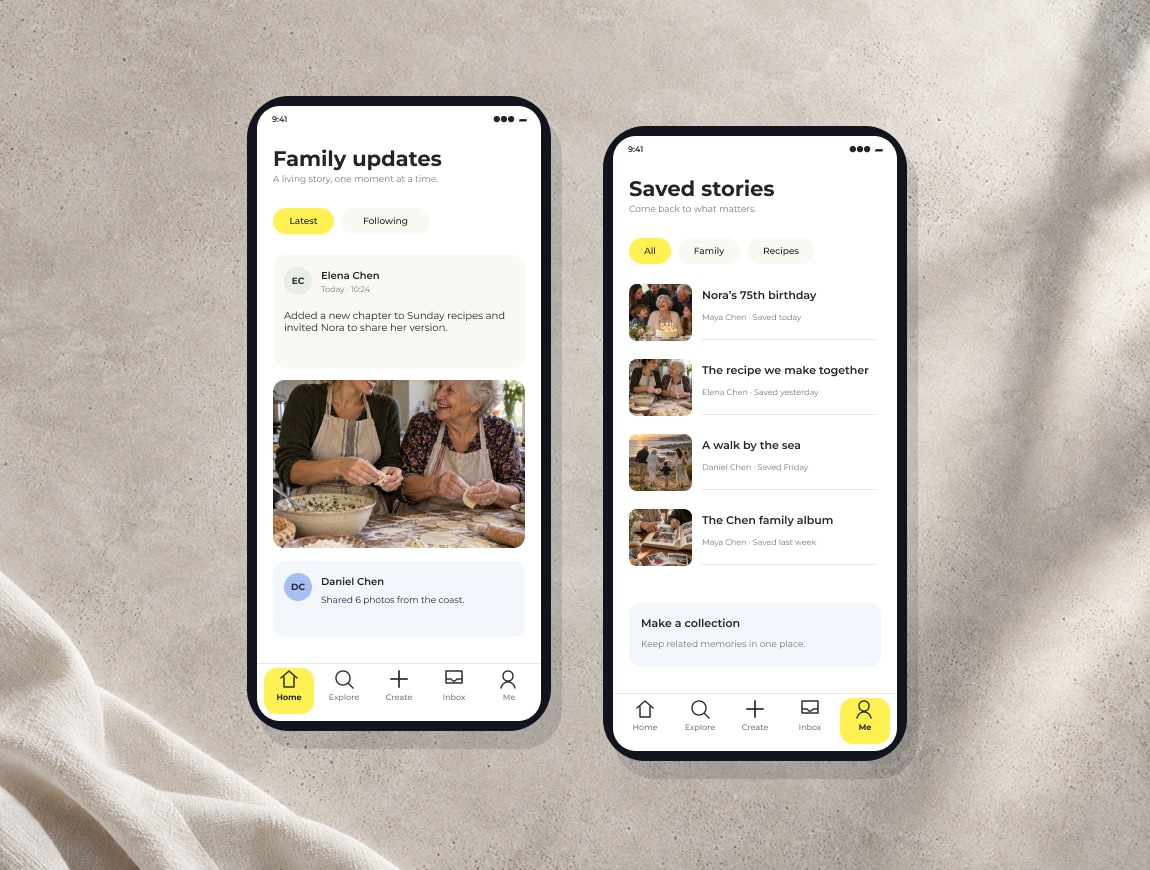 iStory — 12 · Updates & saved stories