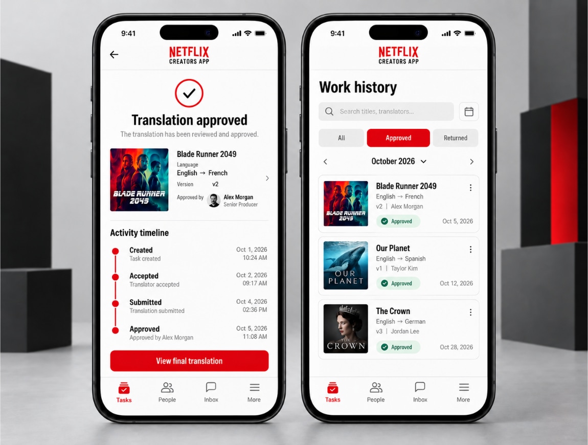 Netflix Creators — 10 · Approval & History