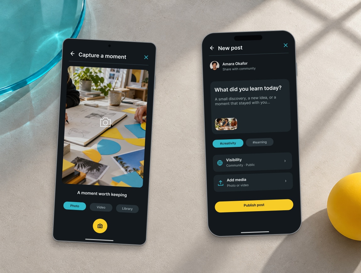 OXYGEAN — 03 · Capture & publish