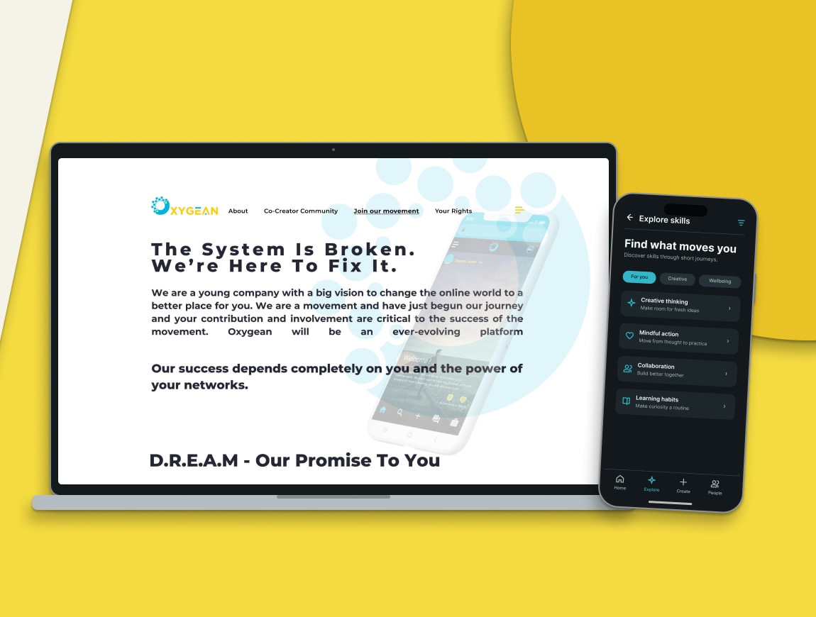 OXYGEAN — 09 · Website & skill discovery