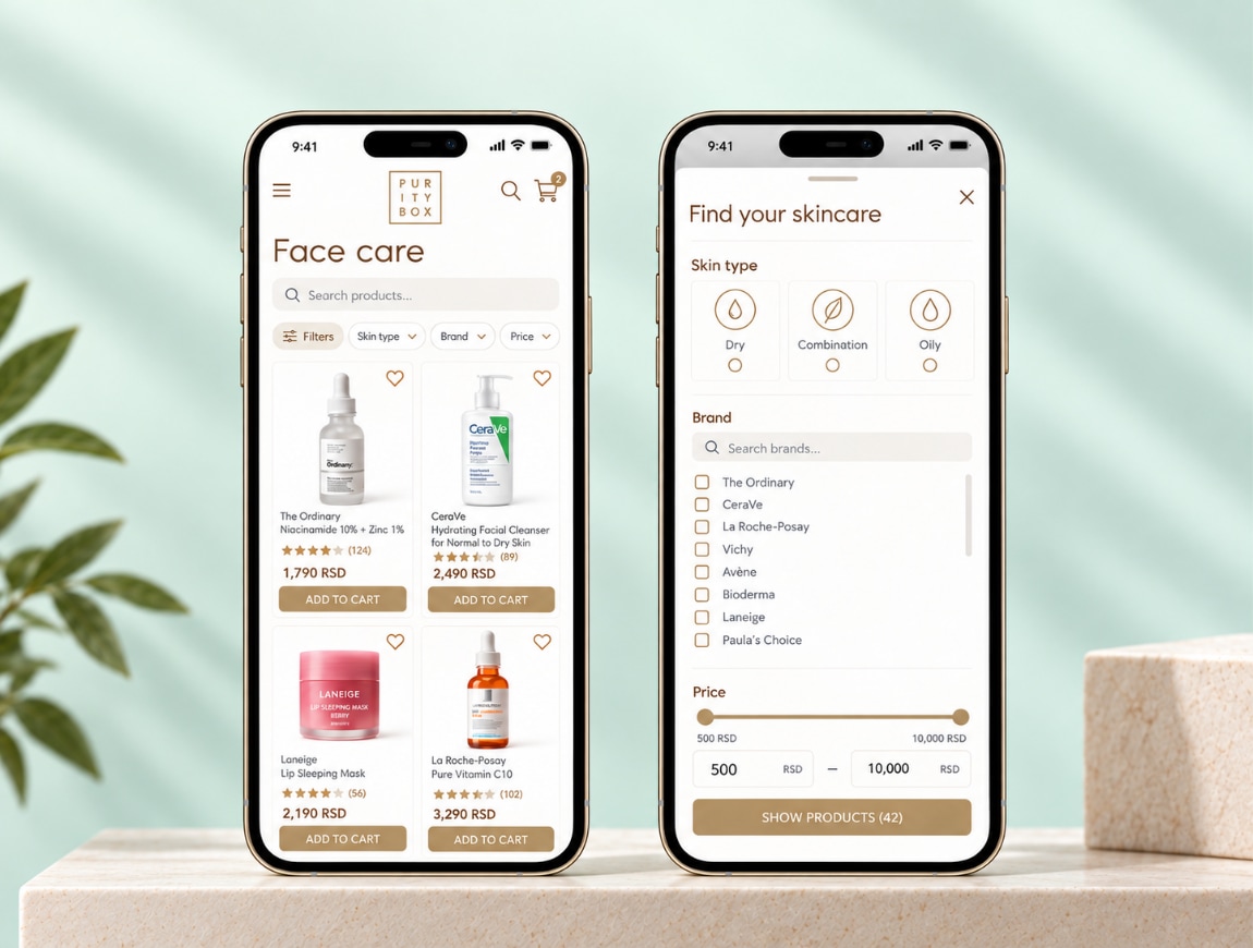 Purity Box — 03 · Shop · Search & Filters