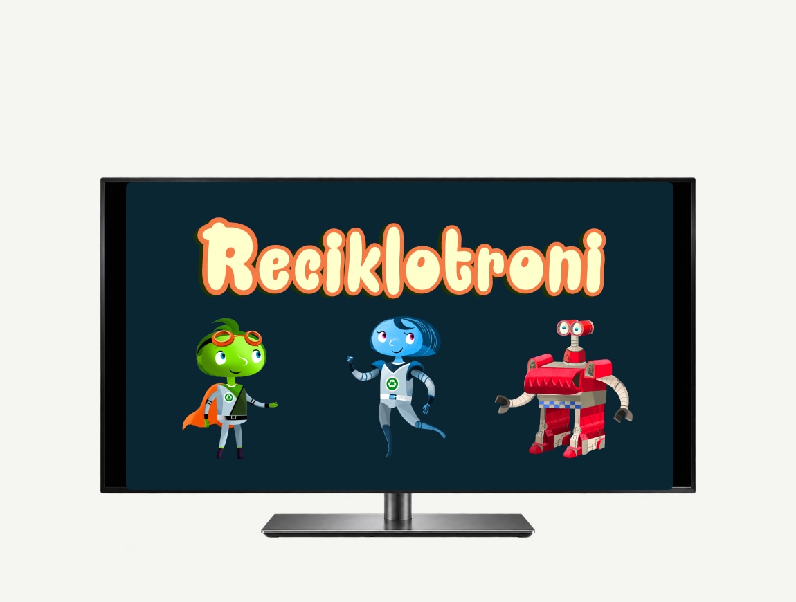 Reciklotroni — SCREEN 01 · Animated series hero