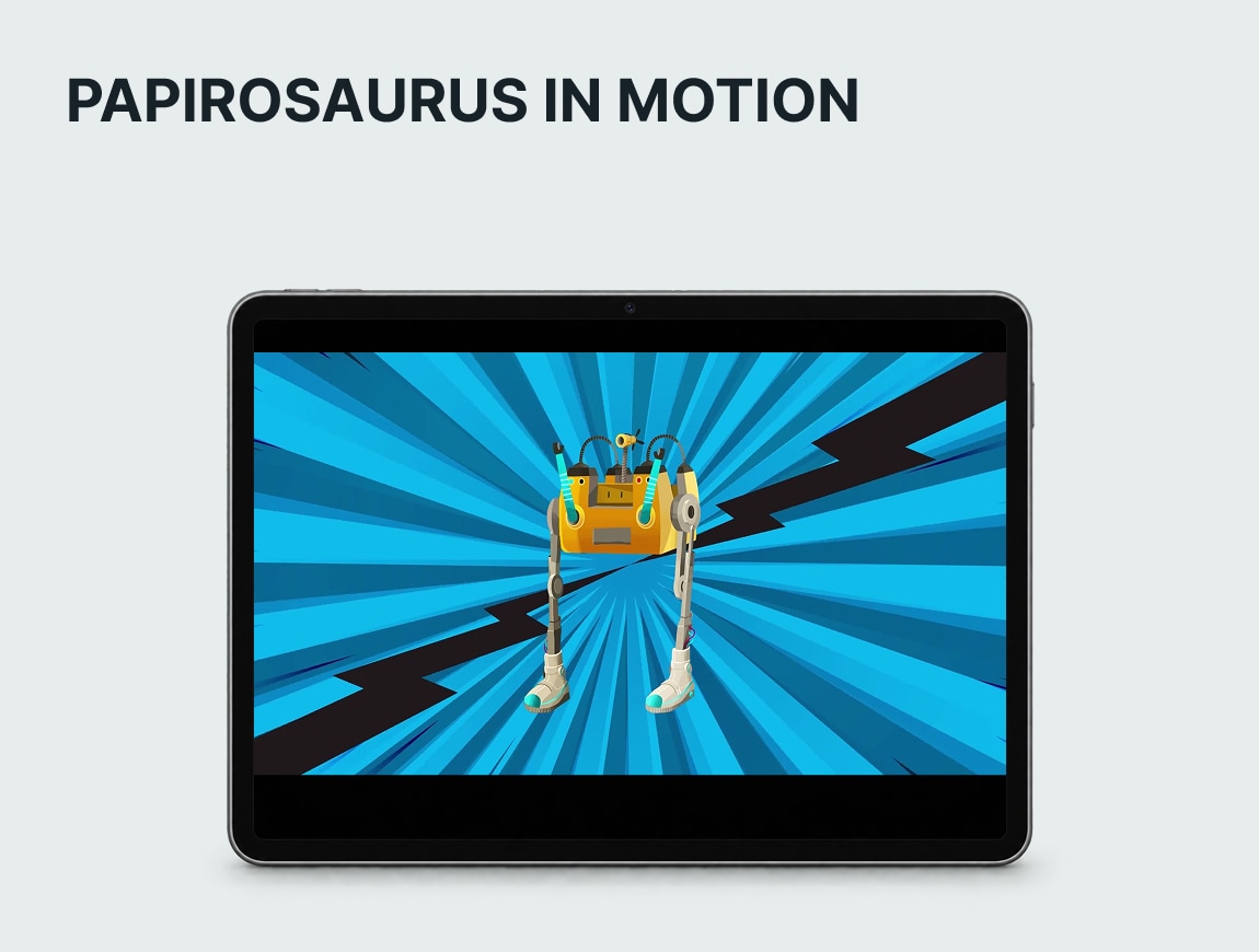 Reciklotroni — SCREEN 08 · Papirosaurus in motion