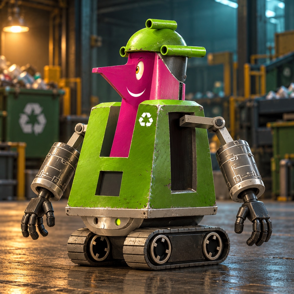 Reciklotroni — 14 · Plastikosaurus · Approved realistic 3D