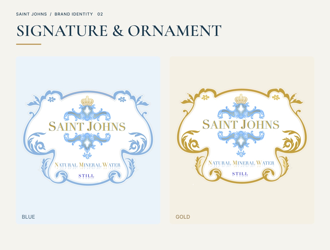 Saint John’s — 02 · Signature & ornament