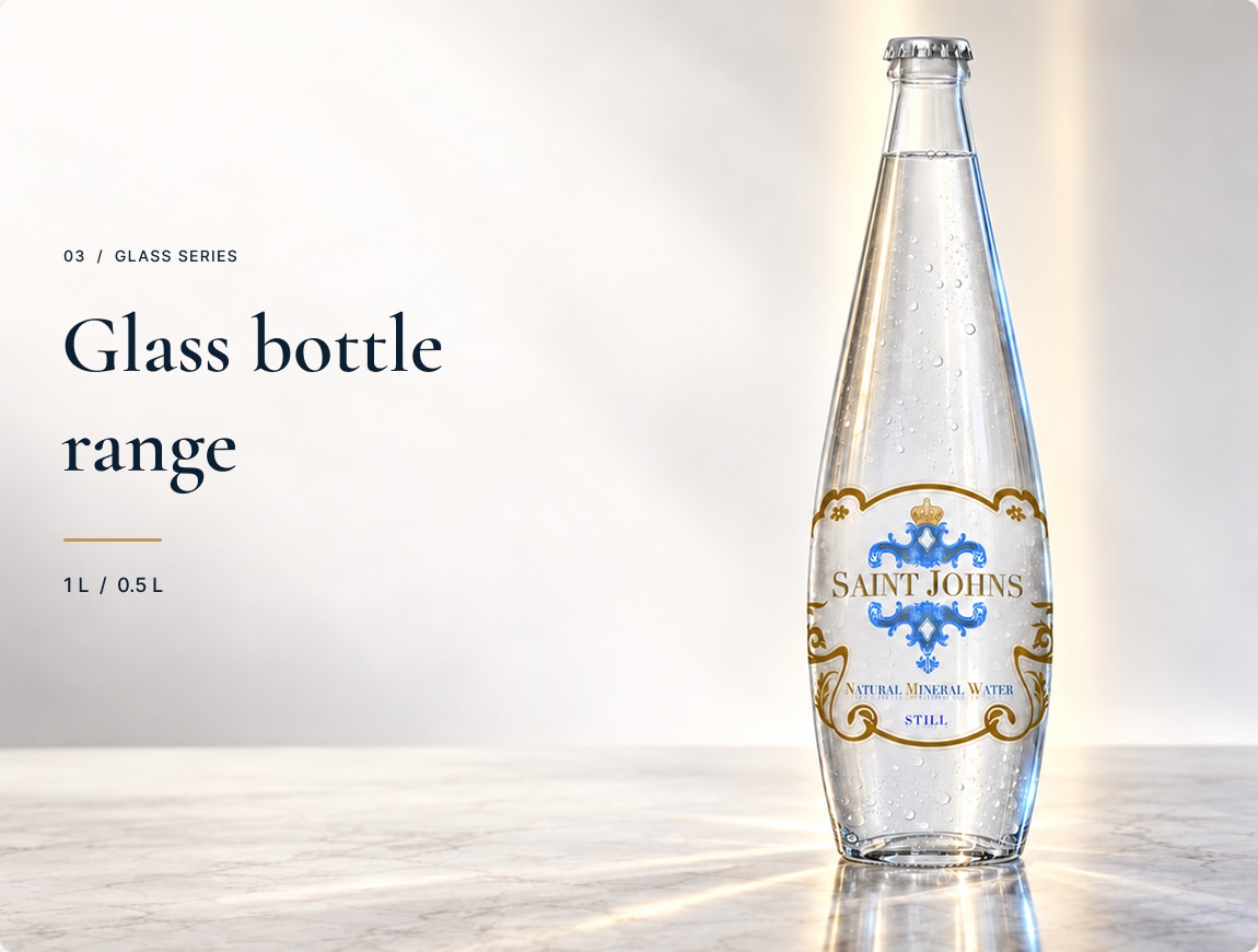 Saint John’s — 03 · Glass bottle range