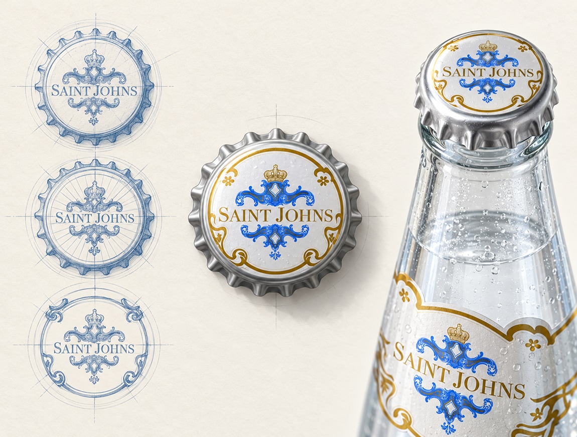 Saint John’s — 29 · Crown cap — sketch to material