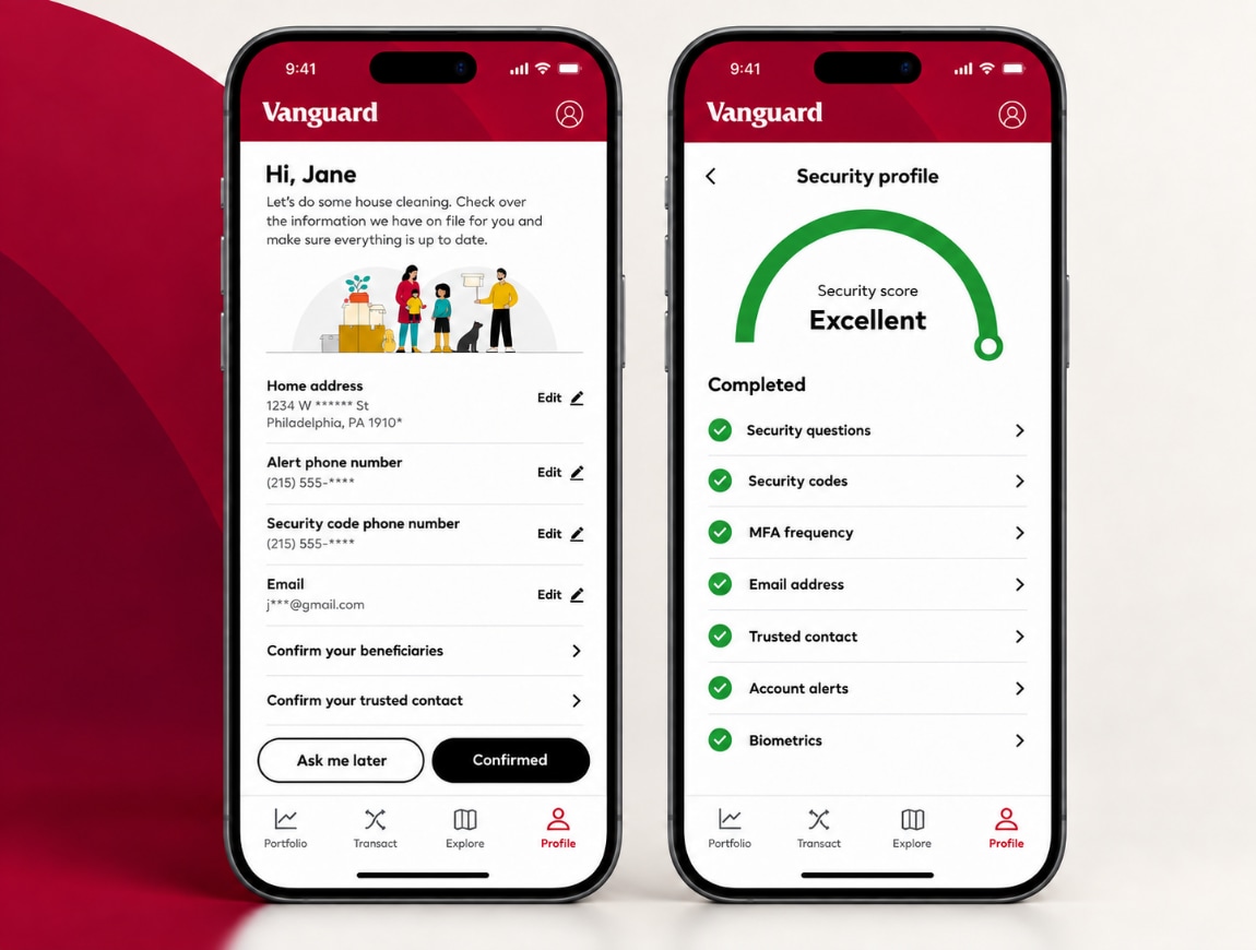 Vanguard — 10 · Profile & Security