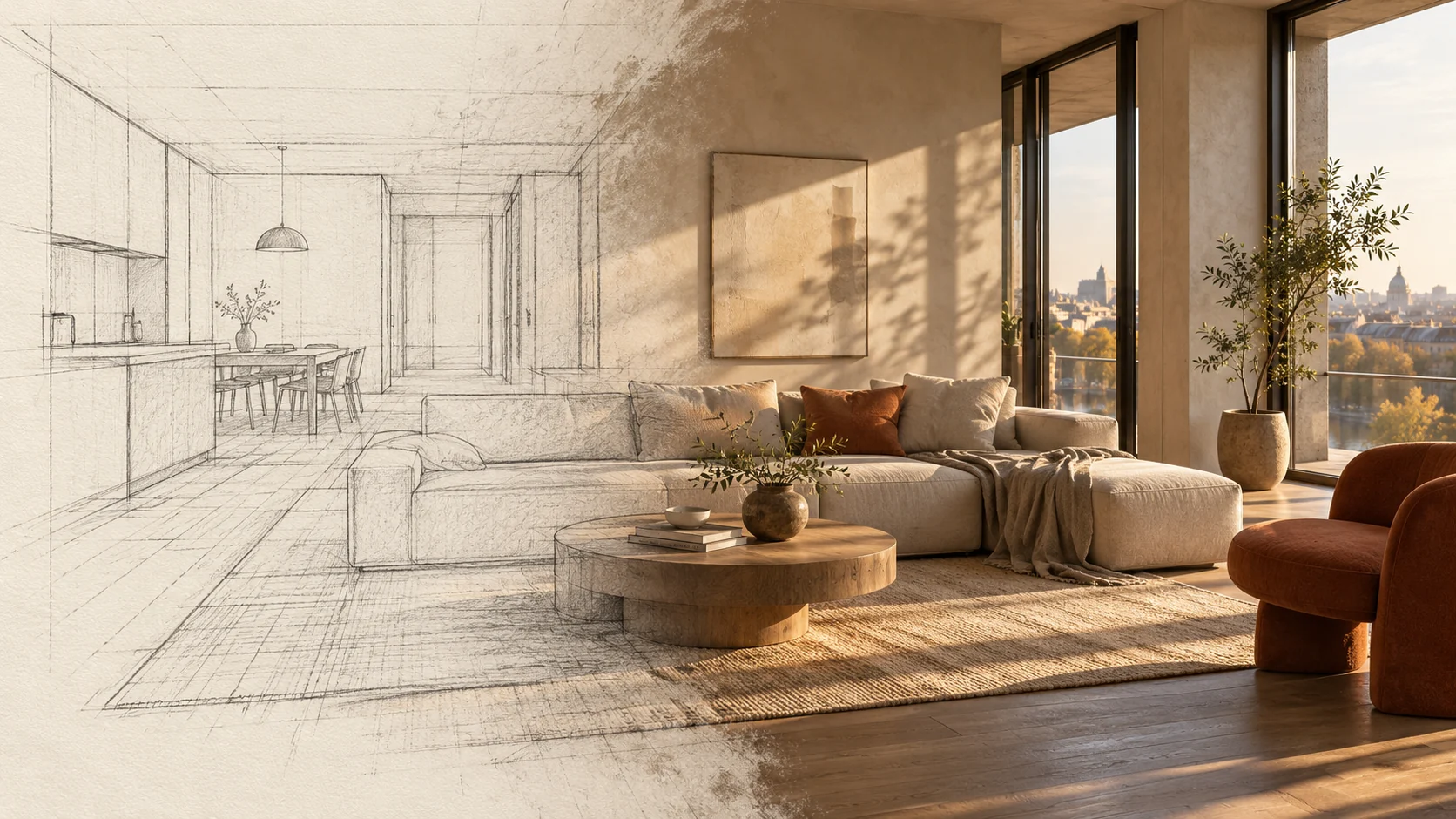 porta editorial concept: sketch into reality